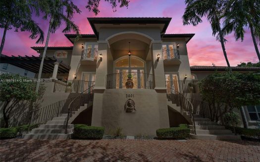 Single Family House For Sale in Miami Florida 6 Beds 7 Baths