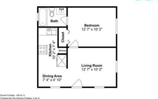 1-Bedroom Apartment for Rent in Nashville, TN 37210 – $1200/mo | 1 Baths | Updated 2025