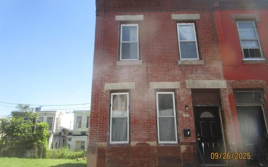 Single Family Home for Sale in Philadelphia, PA 19121 – 3 Bedrooms, 1 Baths – $105000