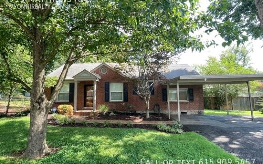 3-Bedroom Single Family Home for Rent in Nashville, TN 37216 – $2195/mo | 2 Baths | Updated 2025