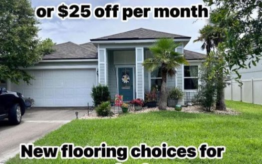 3-Bedroom Single Family Home for Rent in Jacksonville, FL 32218 – $1975/mo | 2 Baths | Updated 2025