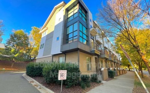 3-Bedroom Townhouse  for Rent in Charlotte, NC 28203 – $5200/mo | 4 Baths | Updated 2025