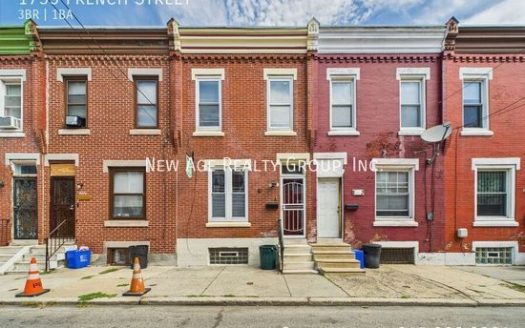 3-Bedroom Single Family Home for Rent in Philadelphia, PA 19121 – $1350/mo | 1 Baths | Updated 2025