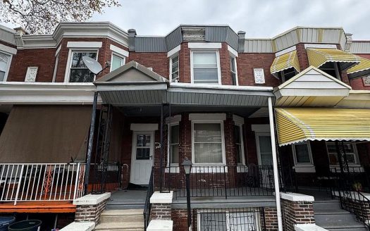 Townhouse for Sale in Philadelphia, PA 19132 – 3 Bedroom, 1 Bath – $124900