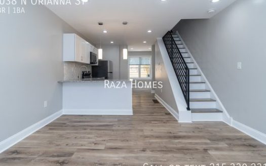 2-Bedroom Single Family Home for Rent in Philadelphia, PA 19122 – $1495/mo | 1 Baths | Updated 2025