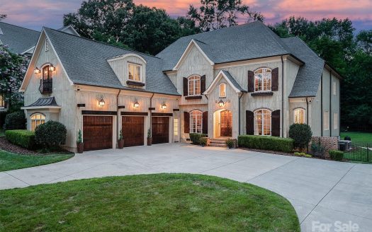 Single Family Home for Sale in Charlotte, NC 28270 – 5 Bedrooms, 7 Baths – $2840000