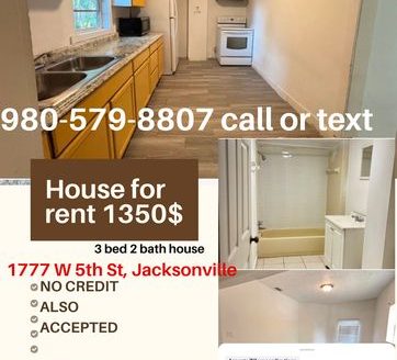 3-Bedroom Single Family Home for Rent in Jacksonville, FL 32209 – $1350/mo | 2 Baths | Updated 2025