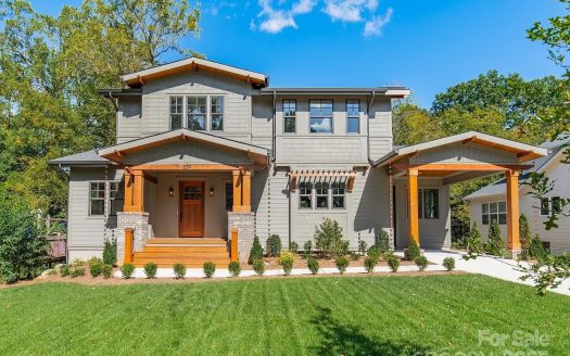 Single Family Home for Sale in Charlotte, NC 28205 – 6 Bedrooms, 5 Baths – $1650000