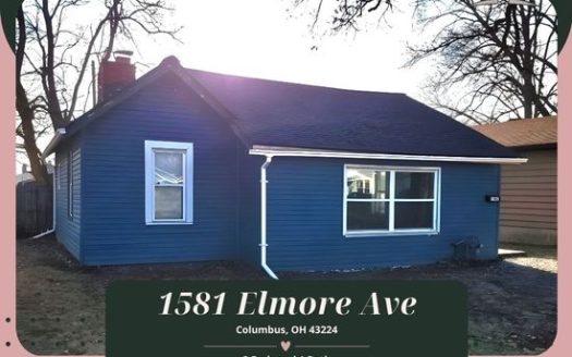 2-Bedroom Single Family Home for Rent in Columbus, OH 43224 – $1235/mo | 1 Baths | Updated 2025