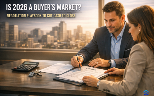 Buyer negotiating home purchase terms in 2026 to reduce cash to close