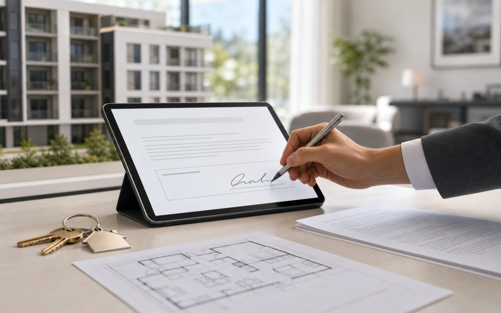 Create your digital real estate contract online