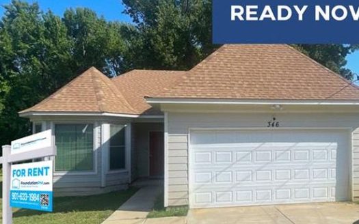 3-Bedroom Single-family for Rent at 346 Delta Rd in Memphis, TN
