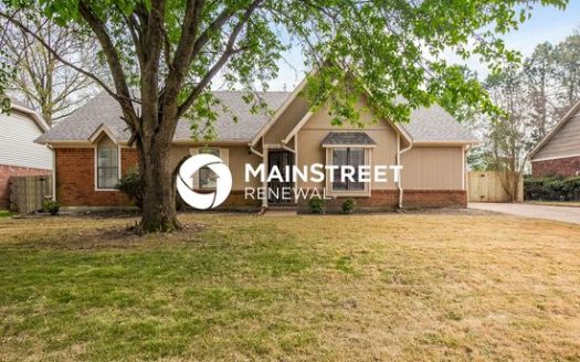 3-Bedroom Single-family for Rent at 6755 Cleary Dr, Memphis TN 38141