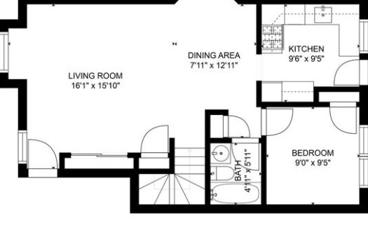 4-Bedroom Apartment for Rent at 1A Terrace St #1 in Roxbury Crossing, MA