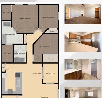 Sunrise Manor, NV Apartment for Rent, 3-Bedroom, 2 Baths