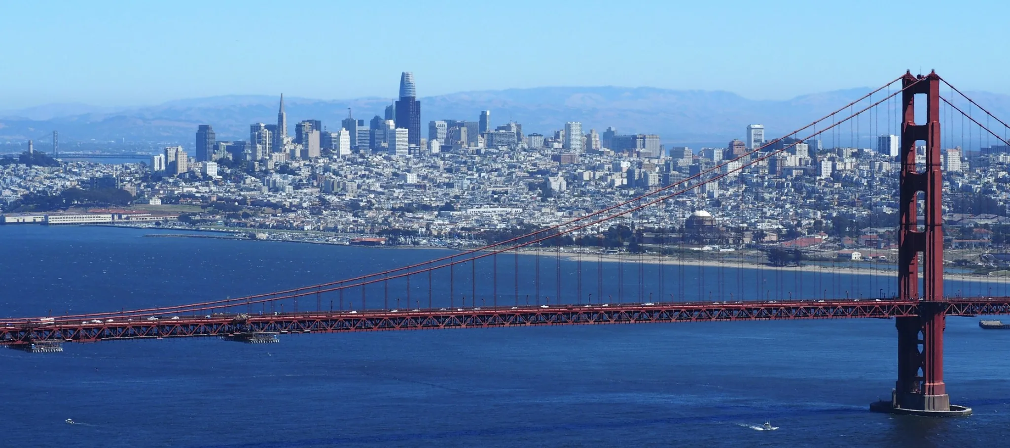Golden Gate Bridge and San Francisco skyline